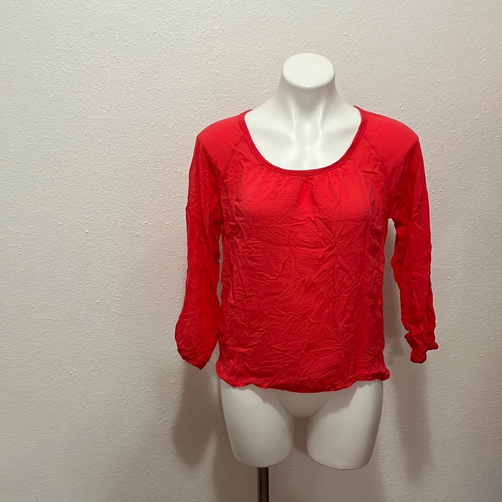 Loft Hot Pink Shirt Sz S